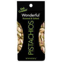 Wonderful Roasted & Salted Pistachios, 8 Ounce