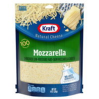 Kraft Natural Cheese Shredded Cheese, Mozzarella, Part-Skim, Low-Moisture, 8 Ounce