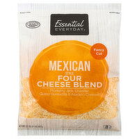 Essential Everyday Four Cheese Blend, Mexican Style, Fancy Cut, 32 Ounce