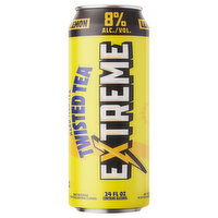Twisted Tea Hard Iced Tea, Lemon, Extreme, 24 Fluid ounce