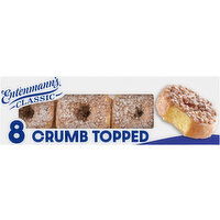 Entenmann's Crumb Topped Glazed Donuts, 8 count, 15.5 oz, 8 Each