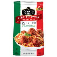 Cooked Perfect Italian Style Meatballs, 26 Ounce