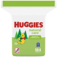 Huggies Natural Care Sensitive Baby Wipes, Unscented, 184 Each