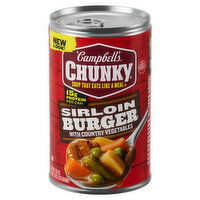 Campbell's® Chunky® Sirloin Burger With Country Vegetables Beef Soup, 18.8 Ounce