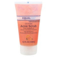 Equaline Acne Scrub, Oil-Free, Pink Grapefruit, 4.2 Fluid ounce