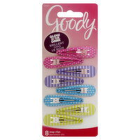 Goody Snap Clips, Glow in the Dark, 8 Each