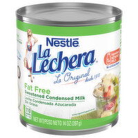 La Lechera Condensed Milk, Sweetened, Fat Free, 14 Ounce