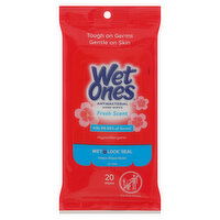 Wet Ones Hand Wipes, Antibacterial, Fresh Scent, 20 Each