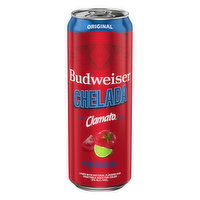 Budweiser Beer, Lager, Chelada, Original, 25 Ounce