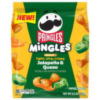 Pringles Mingles Light Airy Crispy Medium Jalapeno and Queso Puffed Snacks, 5.5 Ounce
