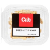 Cub Dried Apple Rings, 4 Ounce