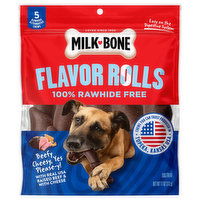 Milk-Bone Dog Treat, 100% Rawhide Free, Flavor Rolls, 11 Ounce