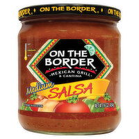 On the Border Salsa, Medium, 16 Ounce