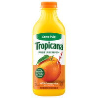 Tropicana Some Pulp Pure Premium 100% Orange Juice, 46 Fluid ounce