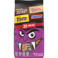 Mixed M&M'S, SNICKERS & TWIX Milk Chocolate Halloween Candy, 19.37 Oz Bulk Bag, 19.37 Ounce