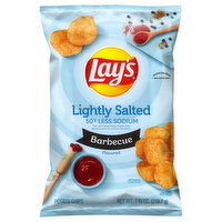 Lay's Potato Chips, Barbecue Flavored, Lightly Salted, 7.75 Ounce