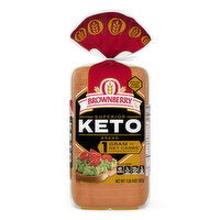 Brownberry Keto Bread Plain Bread, 20 oz, 20 Ounce