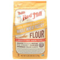 Bob's Red Mill Pastry Flour, 100% Stone Ground, Whole Wheat, 80 Ounce