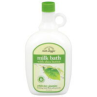 Village Naturals Bath Shoppe Milk Bath, with Shea Butter, White Tea + Jasmine, 28 Fluid ounce