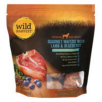 Wild Harvest Dog Treats, Premium, Gourmet Wafers, with Lamb & Blueberry, 12 Ounce