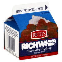 Rich's Non-Dairy Topping, RichWhip, 8 Ounce