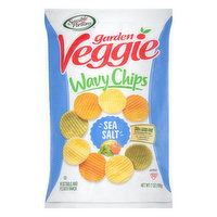 Sensible Portions Garden Veggie Wavy Chips, Sea Salt, 7 Ounce