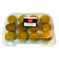 Cub Bakery Lemon Poppyseed Mini Muffins, 12Ct, 1 Each