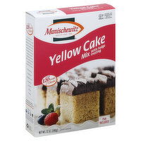 Manischewitz Cake Mix, Yellow, with Fudge Frosting, 12 Ounce