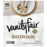 Vanity Fair Napkins, 3-Ply, 40 Each