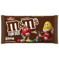 M&M's Chocolate Candies, Milk Chocolate, Fun Size, 10.53 Ounce