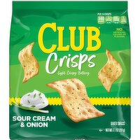 Club Cracker Crisps, Sour Cream and Onion, 7.1 Ounce