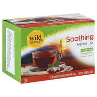 Wild Harvest Herbal Tea, Soothing, Bags, 16 Each