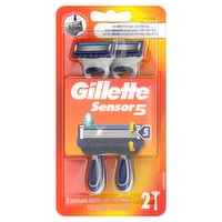 Gillette Gillette Sensor5 Sensor5 Men's Disposable Razors, 2 Each