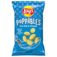 Lay's Poppables Potato Snacks, Sea Salt & Vinegar, 5 Ounce