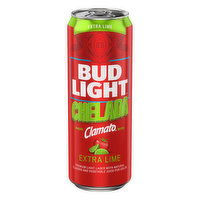 Bud Light Beer, Lager, Premium Light, Original, Chelada, Extra Lime, 25 Ounce