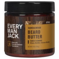 Every Man Jack Beard Butter, Sandalwood, 4 Ounce