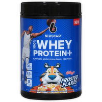 Six Star Protein Powder, Frosted Flakes, 100% Whey Protein Plus, 1.81 Pound