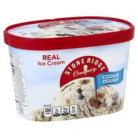 Stoneridge Creamery Ice Cream, Cookie Dough, 1.5 Quart