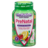 Vitafusion Gummy Vitamins, Prenatal, Raspberry Lemonade Flavor, 90 Each