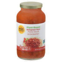 Wild Harvest Pasta Sauce, Bolognese Style, Plant Based, 23.9 Ounce