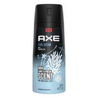 AXE Cool Ocean Deodorant Bodyspray, Light & Fresh Scent, 4 Ounce