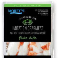 Morey's Imitation Crab Meat, Flakes, 2.5 Pound