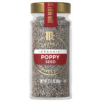 McCormick Gourmet Organic Poppy Seed, 2.12 Ounce