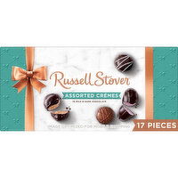 Russell Stover Bowline Assorted Crèmes Milk & Dark Chocolate Gift Box, 9.4 oz., 17 Each