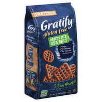 Gratify Pretzels, Gluten Free, Party Mix, Sea Salt, 10.5 Ounce