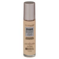 Maybelline Dream Radiant Liquid Foundation, Hydrating, Porcelain Ivory 10, 1 Fluid ounce