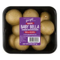 Giorgio Baby Bella Crimini Mushrooms, 8 Ounce