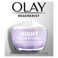 Olay Regenerist Olay Regenerist Night Recovery Cream Face Moisturizer, Fragrance Free, 1.7 oz, 1.7 Ounce