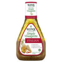 Ken's Steak House Simply Vinaigrette Dressing, Italian, 16 Fluid ounce