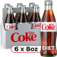 Diet Coke  Soda Soft Drink, 6 Each